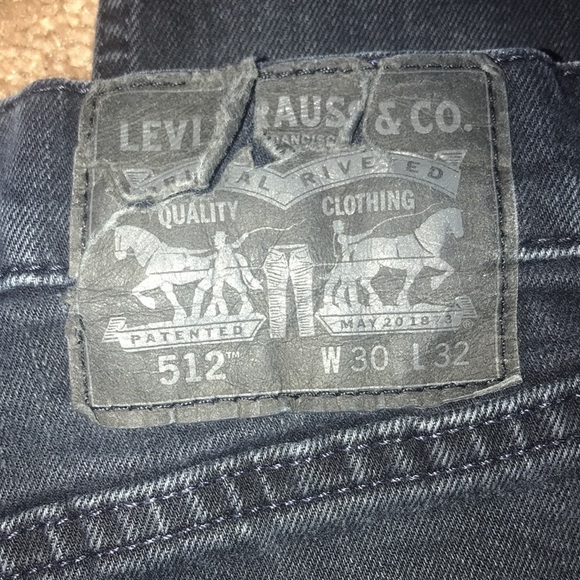 Levi’s 512 dark wash jeans 30x32 - Picture 8 of 11